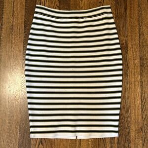 ALC STRIPE KNIT SKIRT